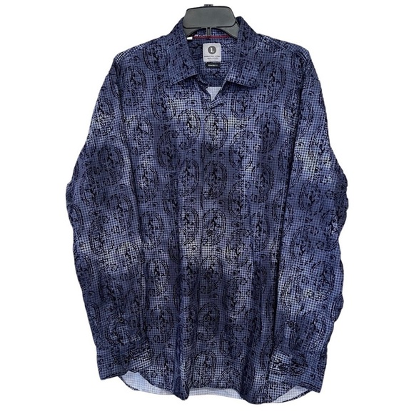 Men’s International Laundry Button Down Long Sleeve Shirt Size XL - Picture 1 of 3
